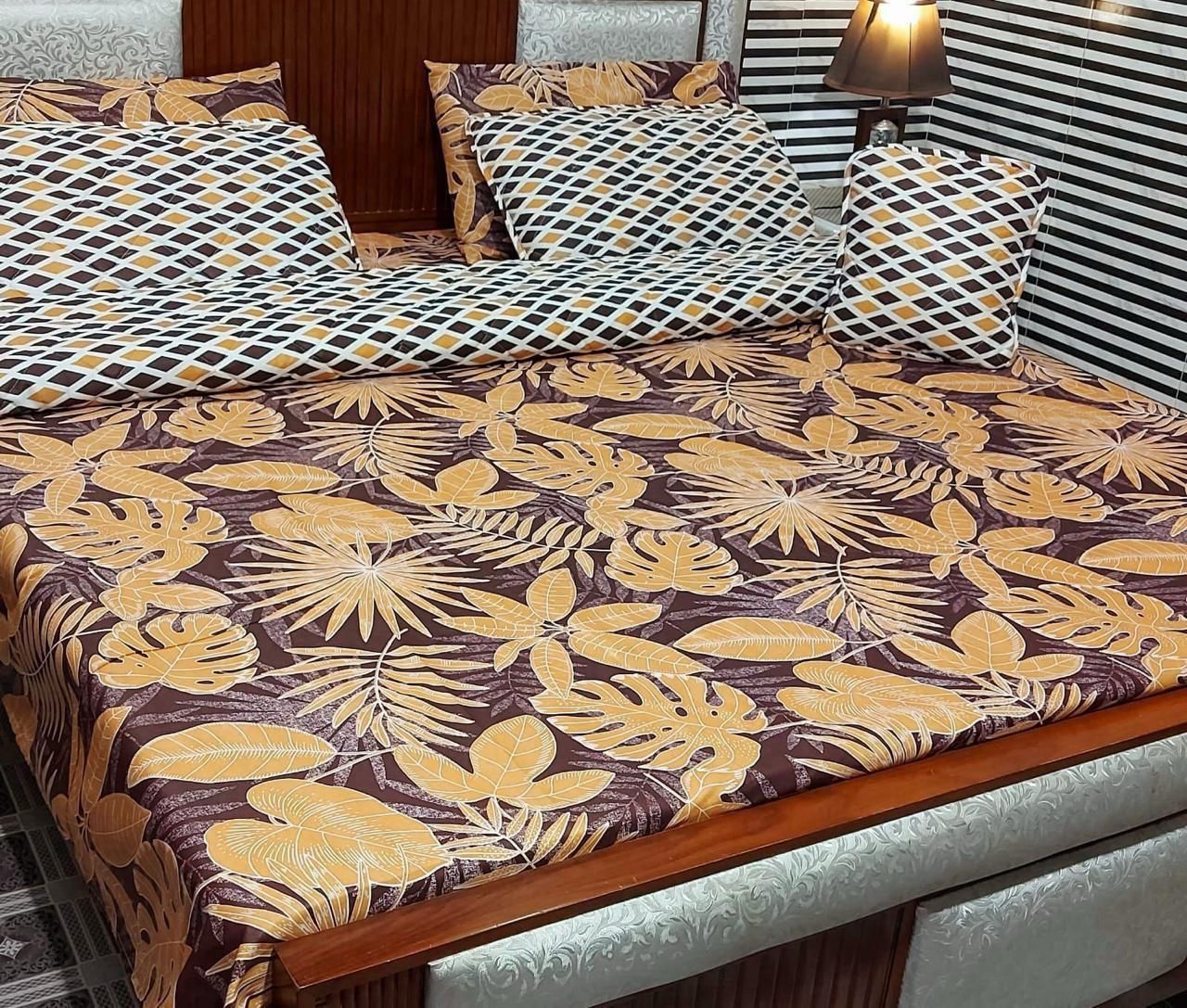 7Pc Mix Cotton Printed Comforter Set