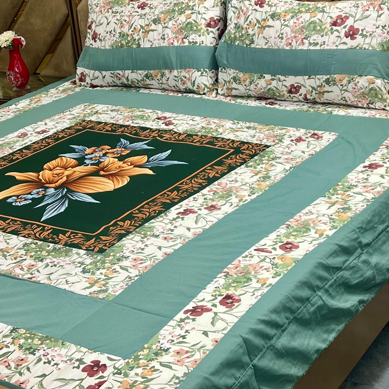 3 PC Patch Work Bedsheets