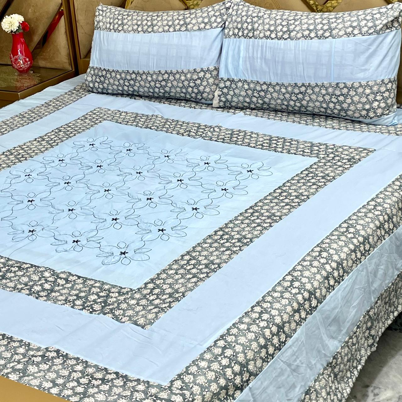 3 PC Patch Work Bedsheets