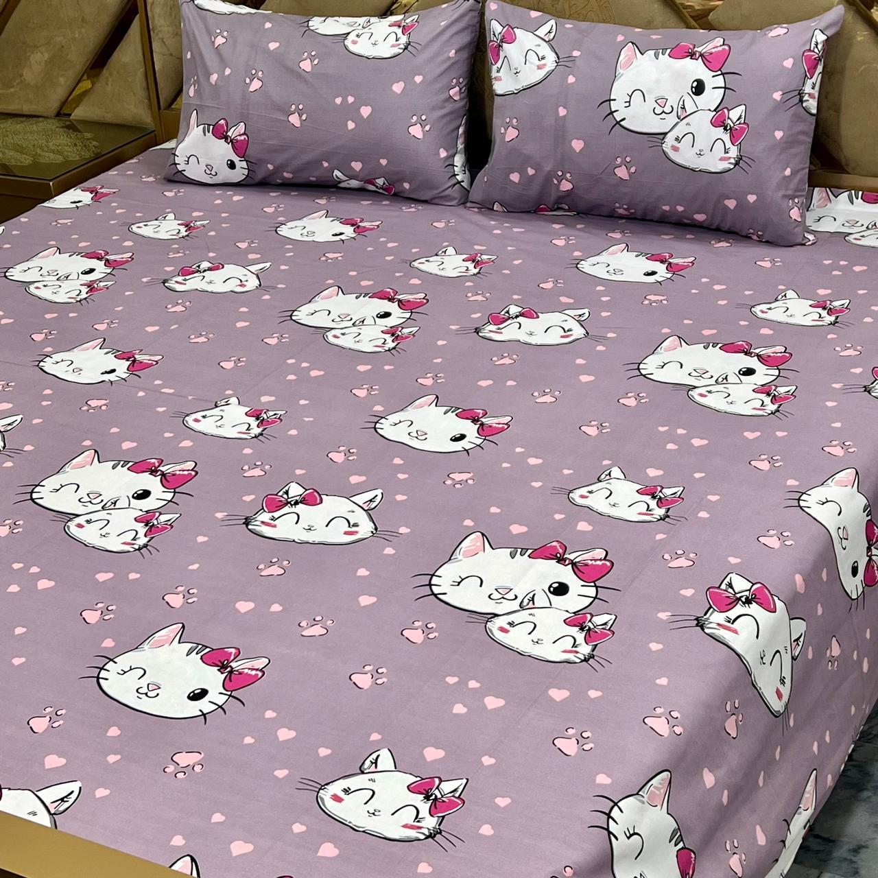 3 PC Pure Cotton Bedsheets