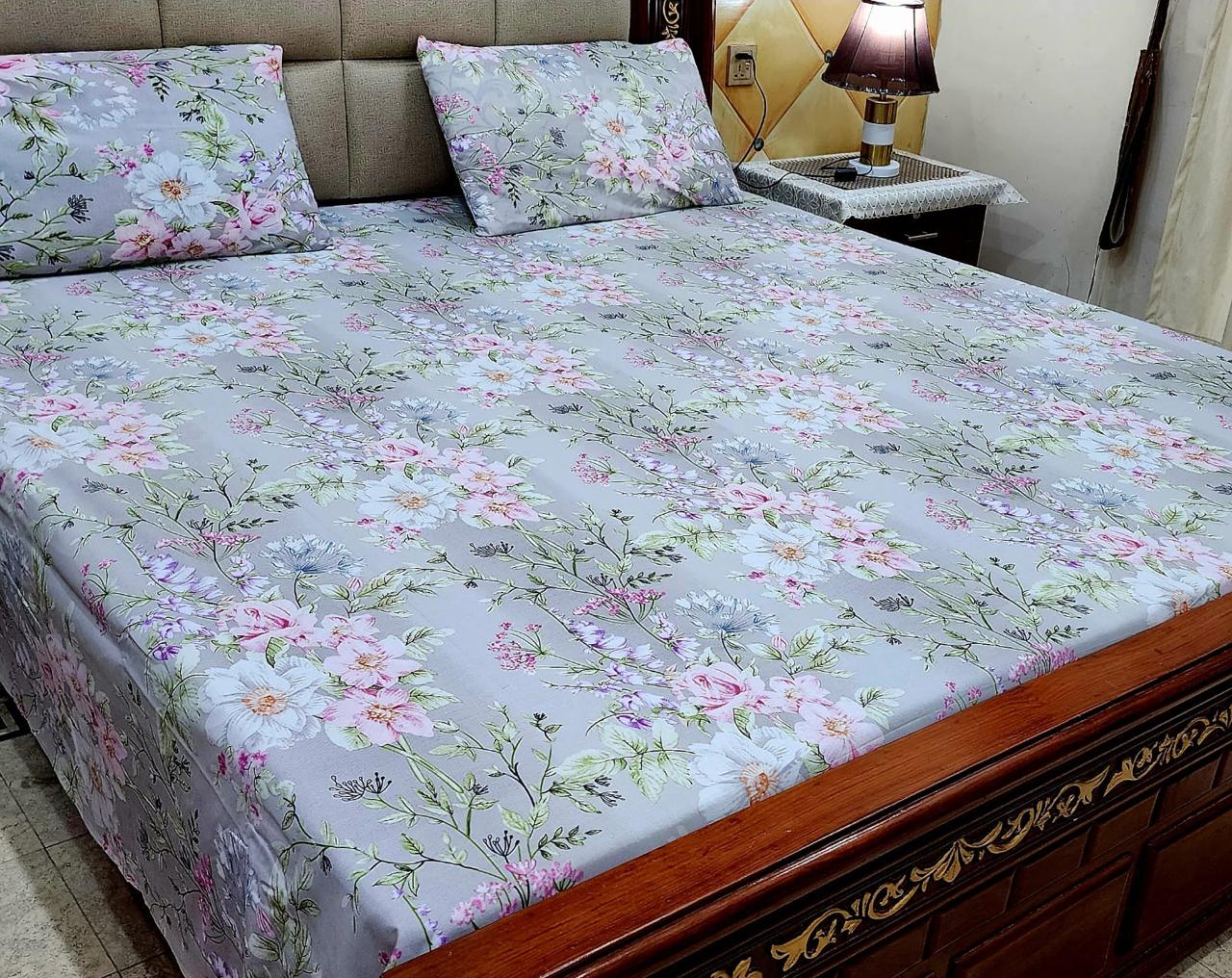 3 PC Pure Cotton Bedsheets