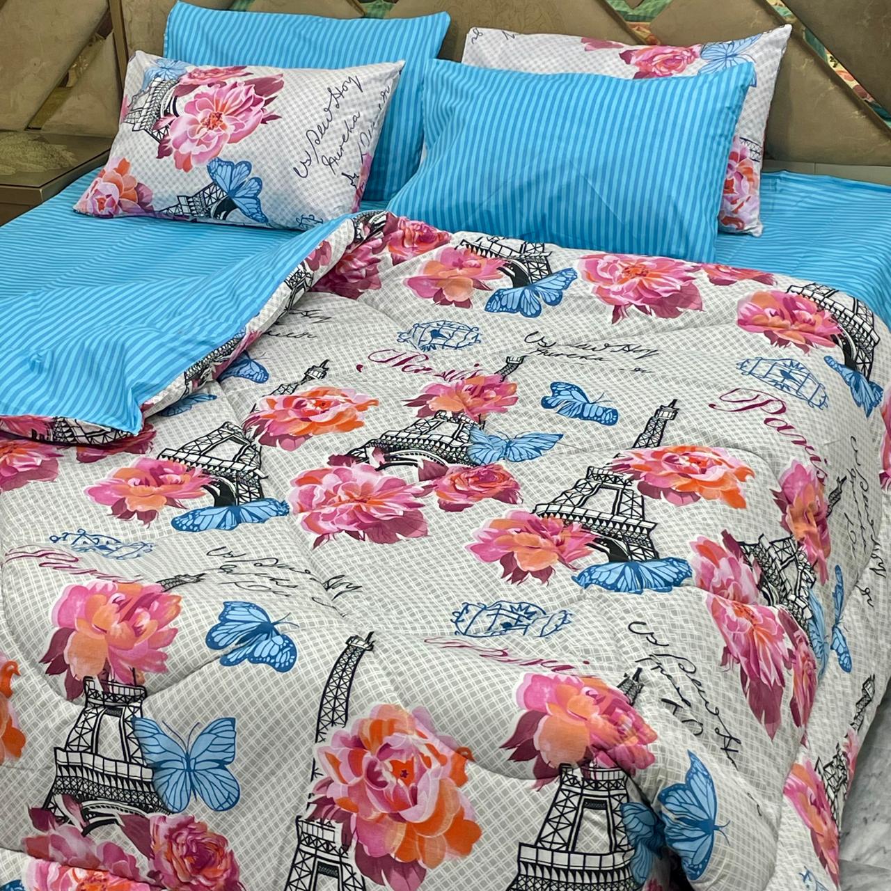 6 Pcs Vicki Razai set Pure Cotton