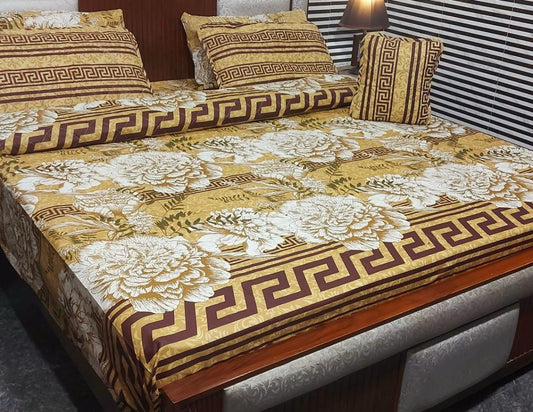 7Pc Mix Cotton Printed Comforter Set
