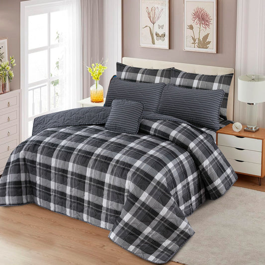 7 Piece Comforter Sets 100% PURE COTTON