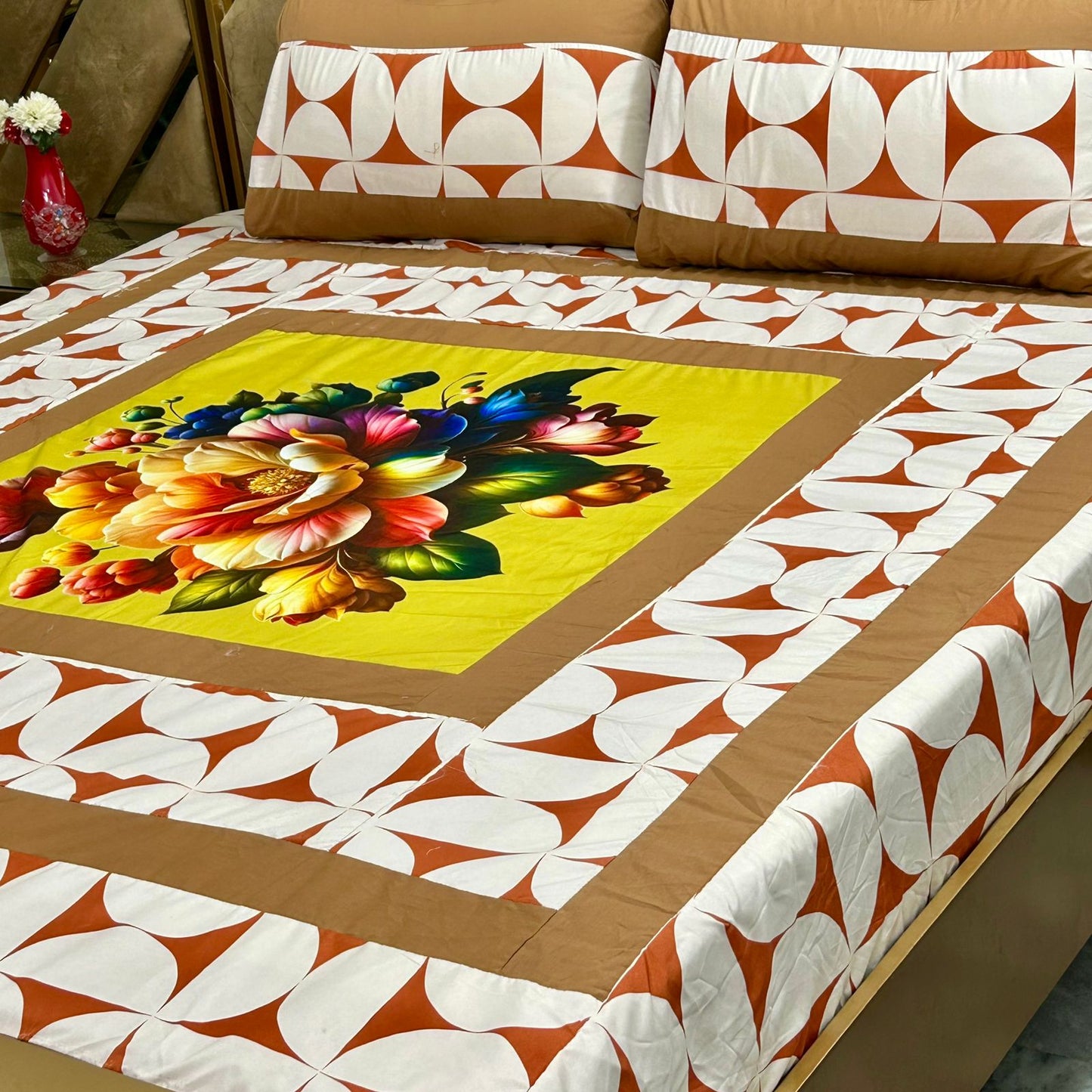 3 PC Patch Work Bedsheets