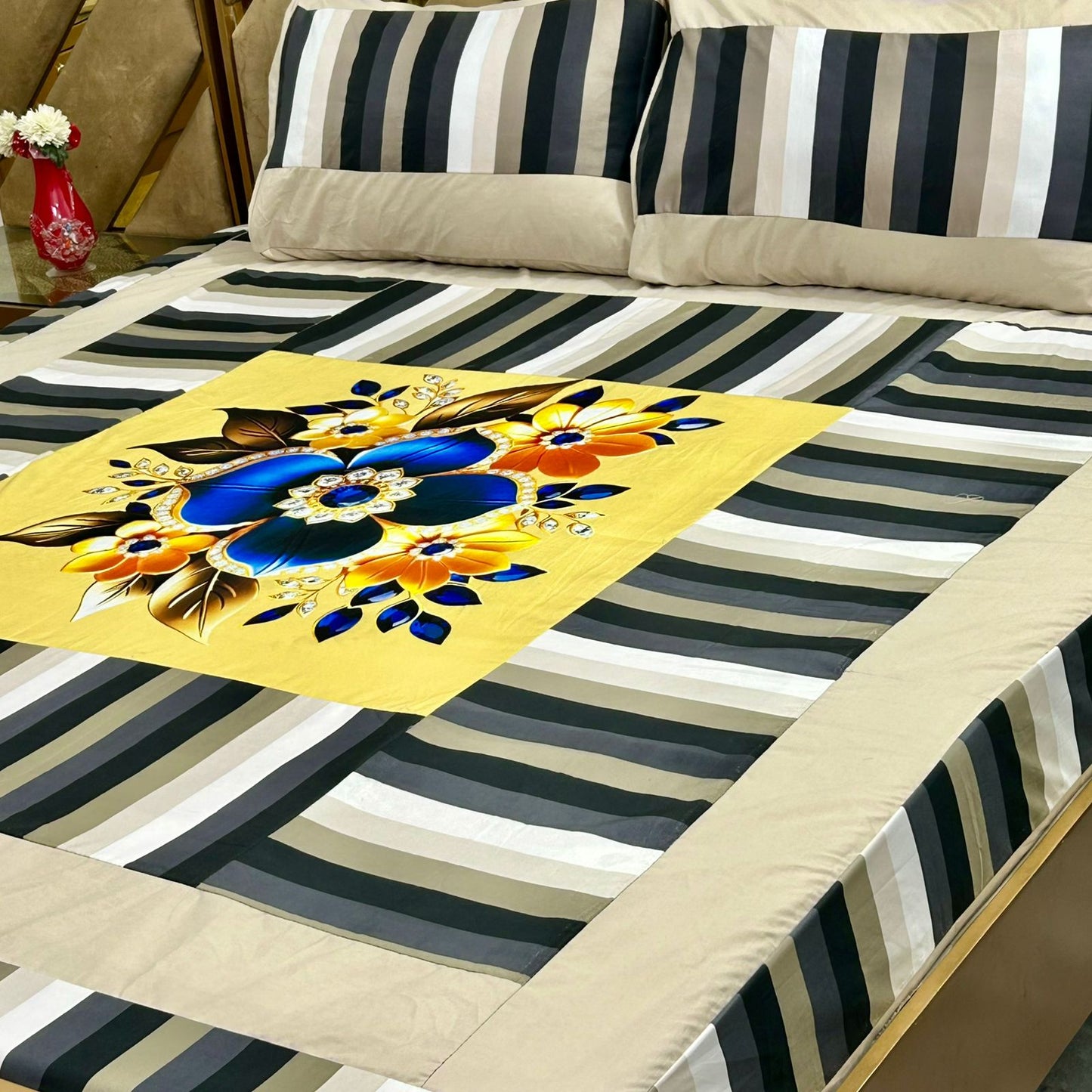 3 PC Patch Work Bedsheets