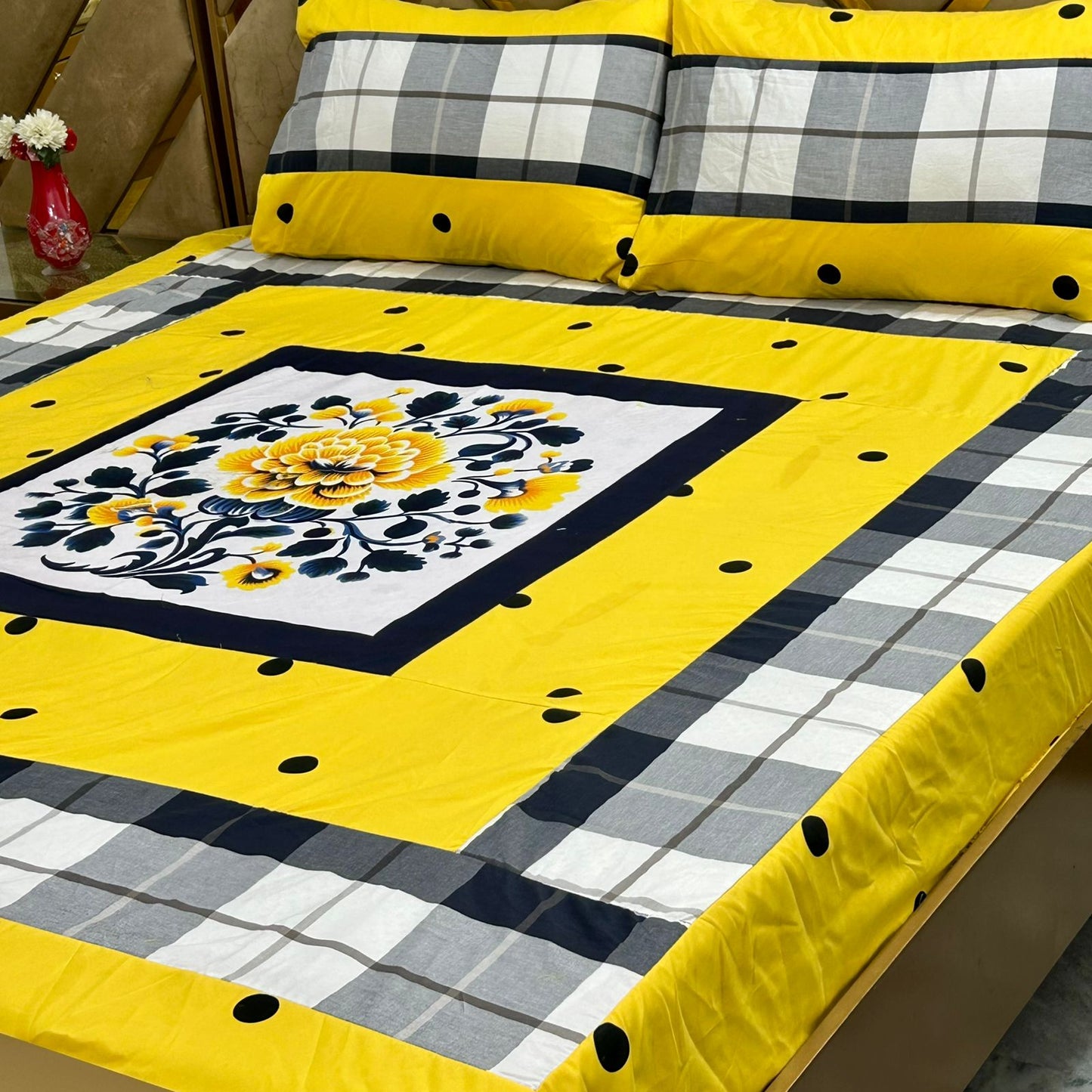3 PC Patch Work Bedsheets