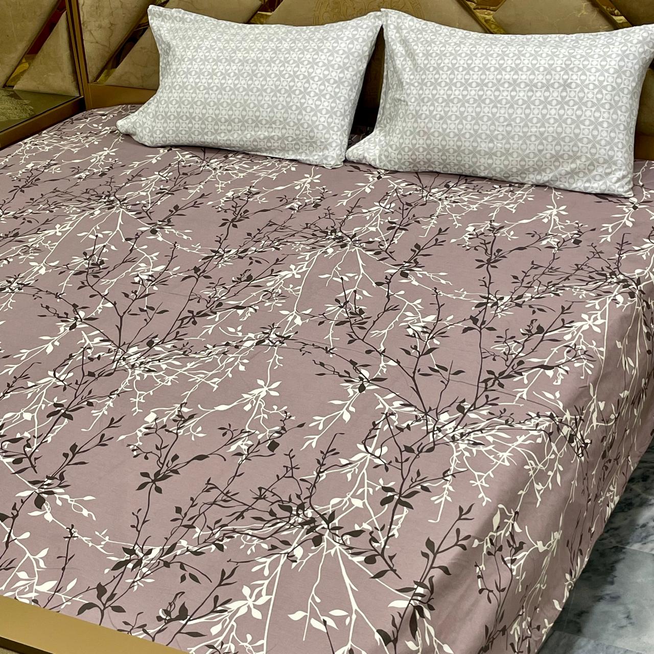 3 PC Pure Cotton Bedsheets