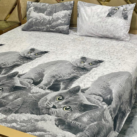 3 PC Pure Cotton Bedsheets