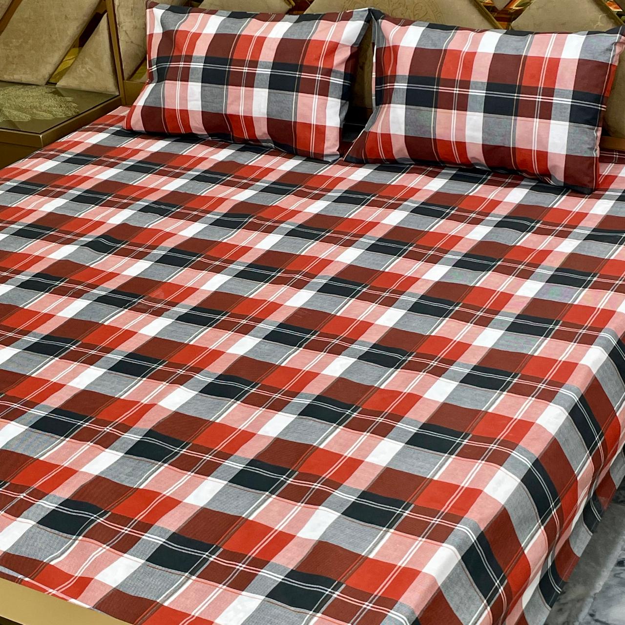 3 PC Pure Cotton Bedsheets