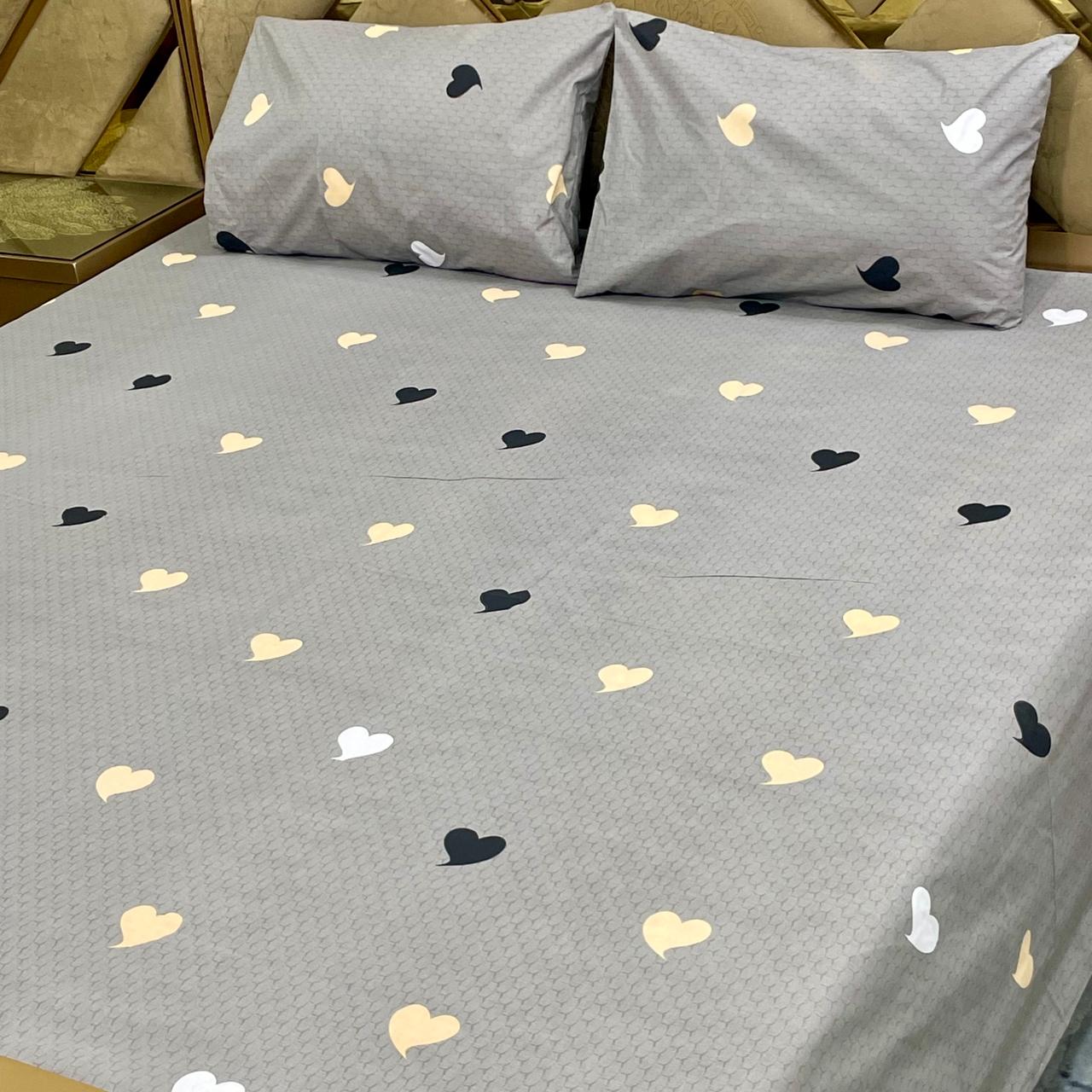 3 PC Pure Cotton Bedsheets