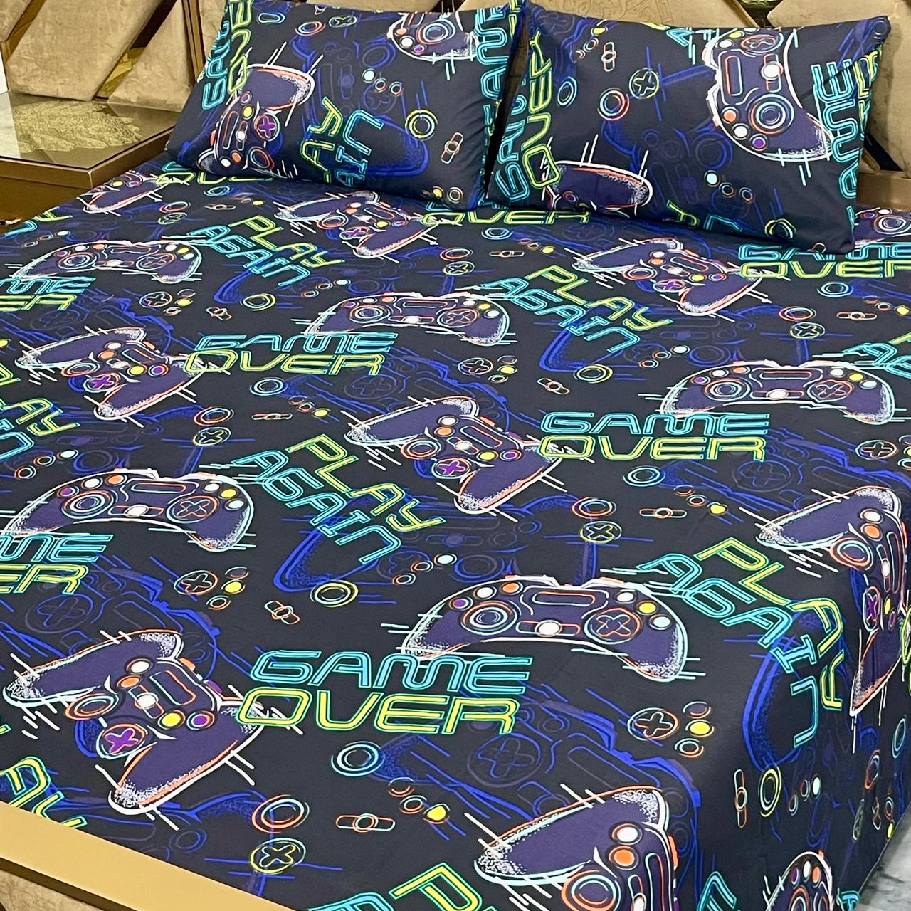 3 PC Pure Cotton Bedsheets