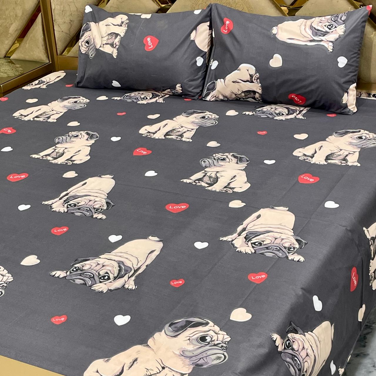 3 PC Pure Cotton Bedsheets
