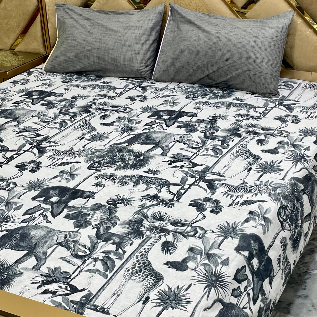3 PC Pure Cotton Bedsheets