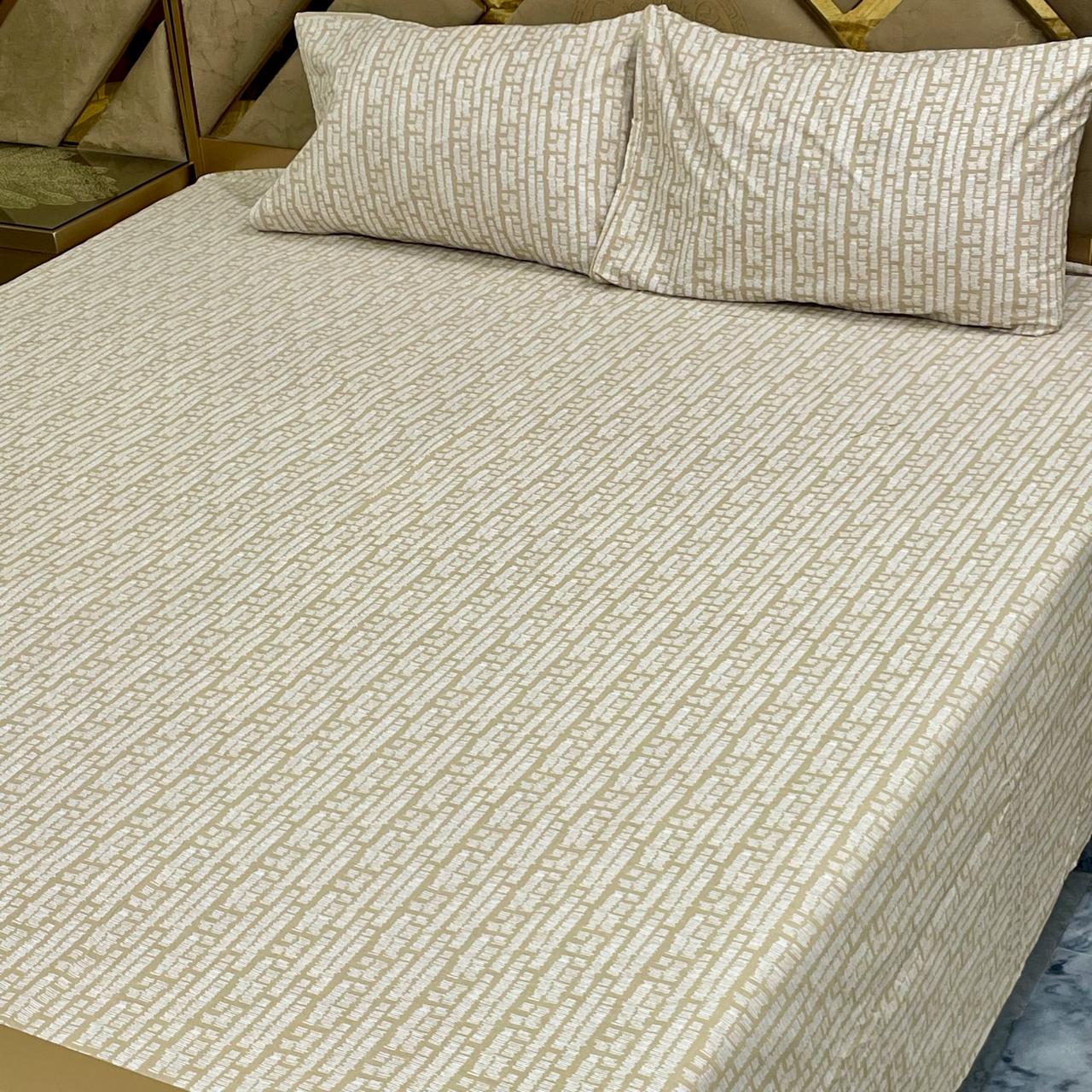 3 PC Pure Cotton Bedsheets
