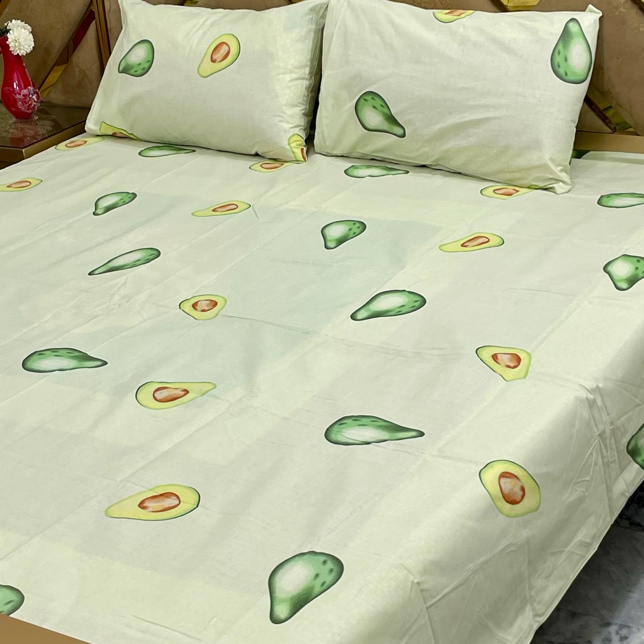 3 PC Pure Cotton Bedsheets