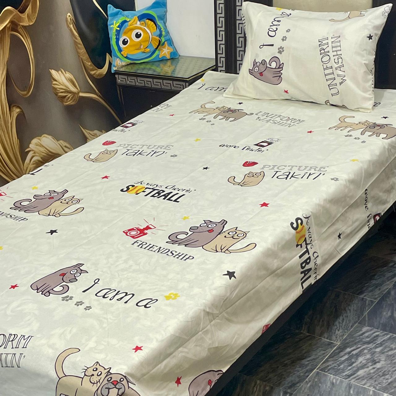 2 piece single Bedsheets