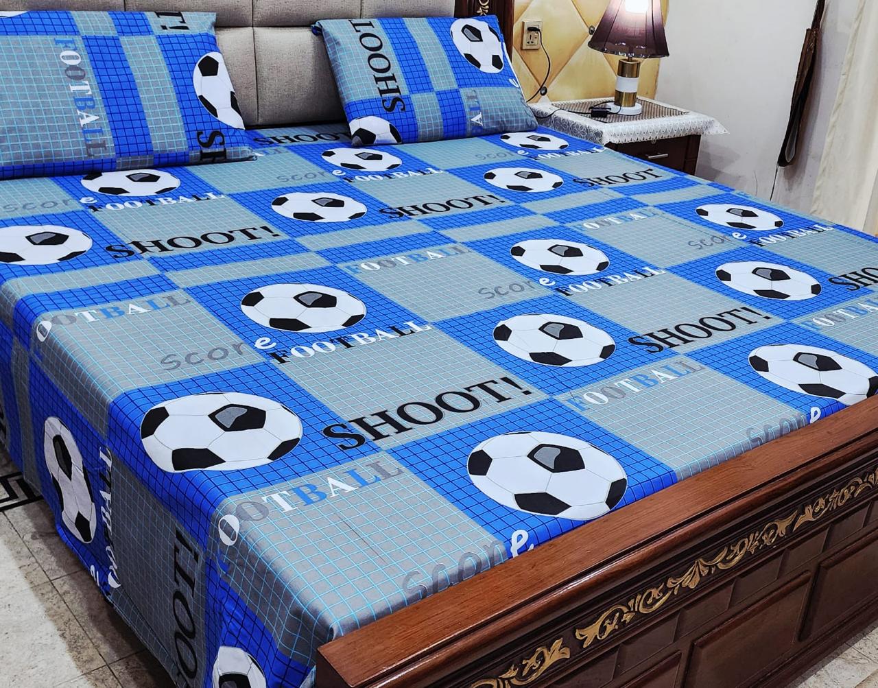 3 PC Pure Cotton Bedsheets
