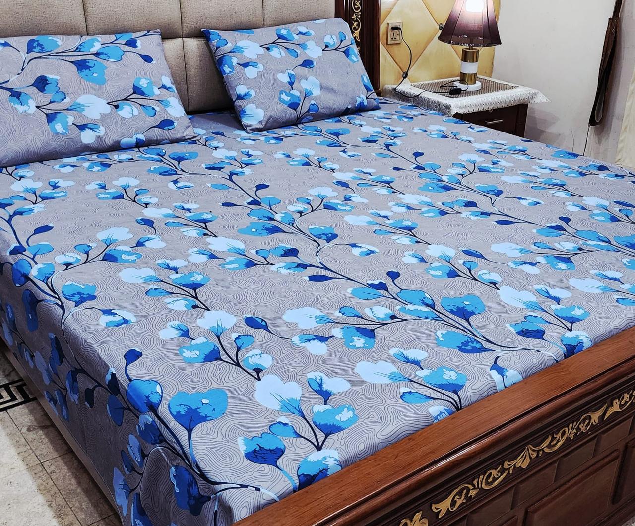 3 PC Pure Cotton Bedsheets
