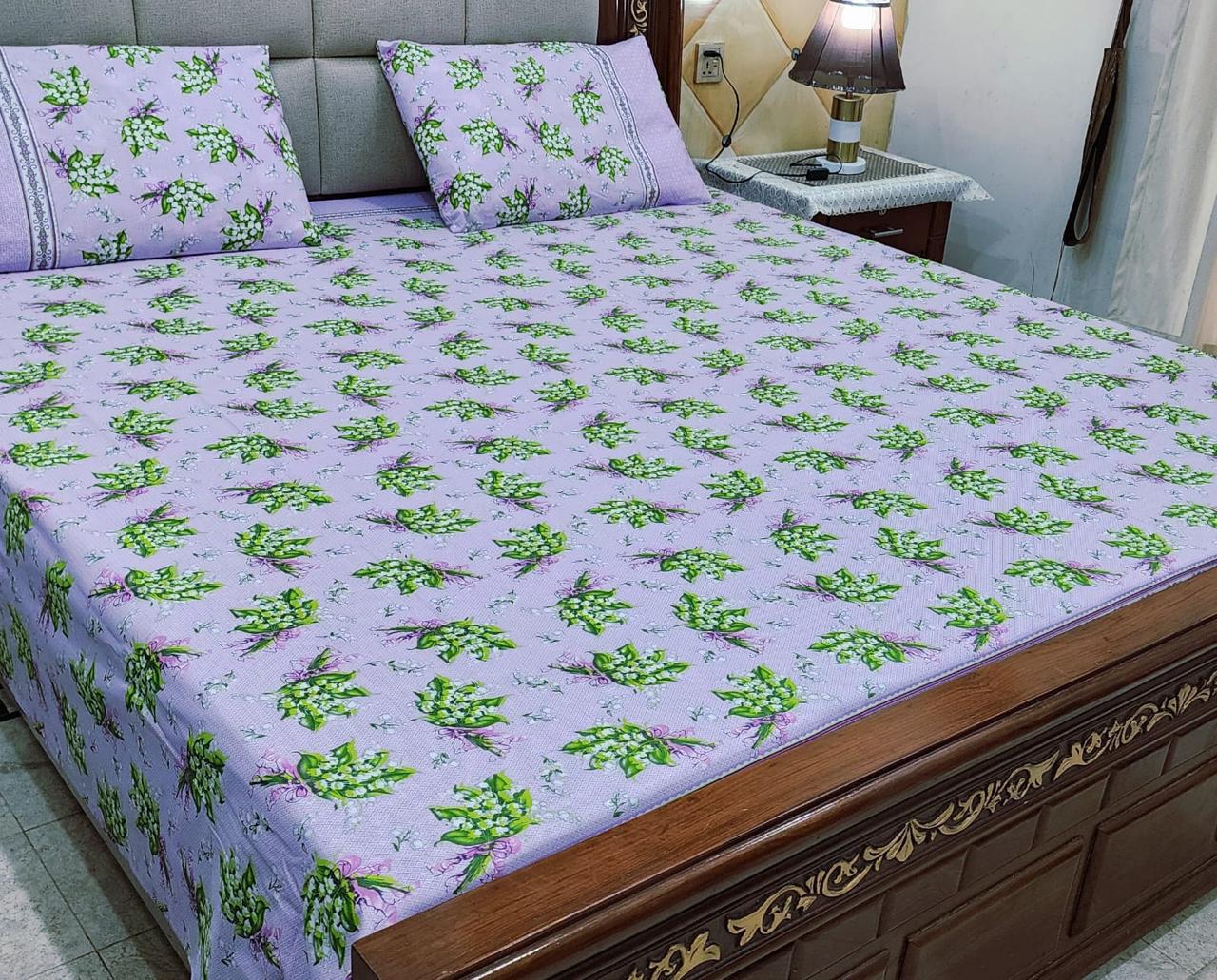 3 PC Pure Cotton Bedsheets
