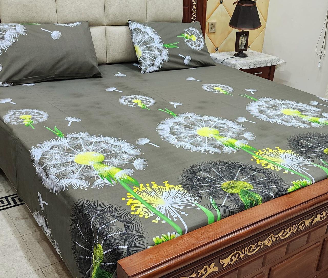 3 PC Pure Cotton Bedsheets