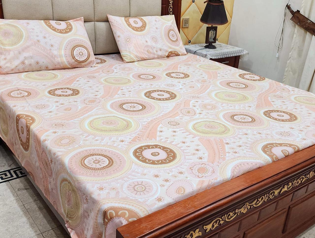 3 PC Pure Cotton Bedsheets