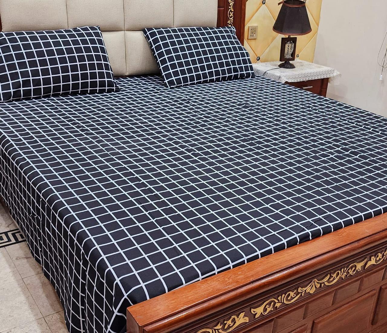 3 PC Pure Cotton Bedsheets