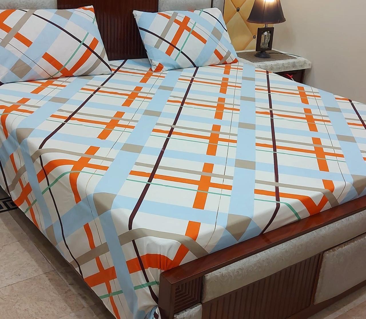 3 PC Pure Cotton Bedsheets