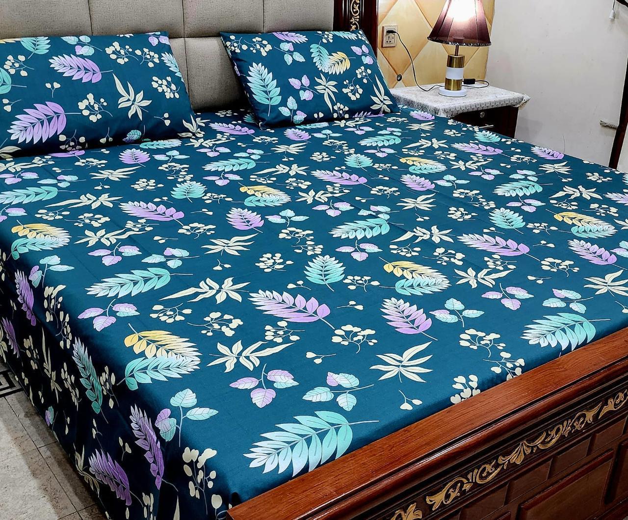 3 PC Pure Cotton Bedsheets
