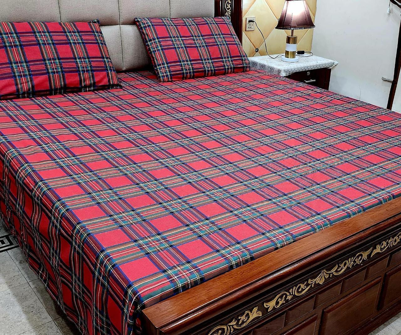 3 PC Pure Cotton Bedsheets