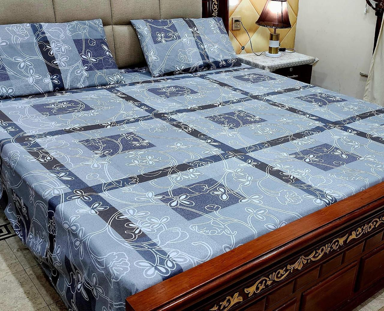 3 PC Pure Cotton Bedsheets