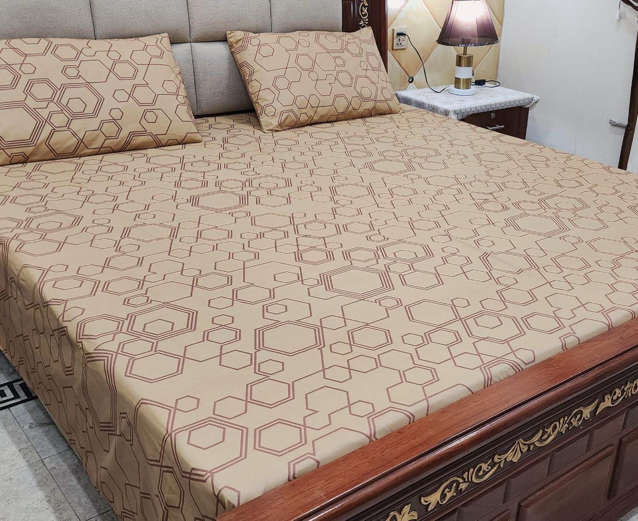 3 PC Pure Cotton Bedsheets