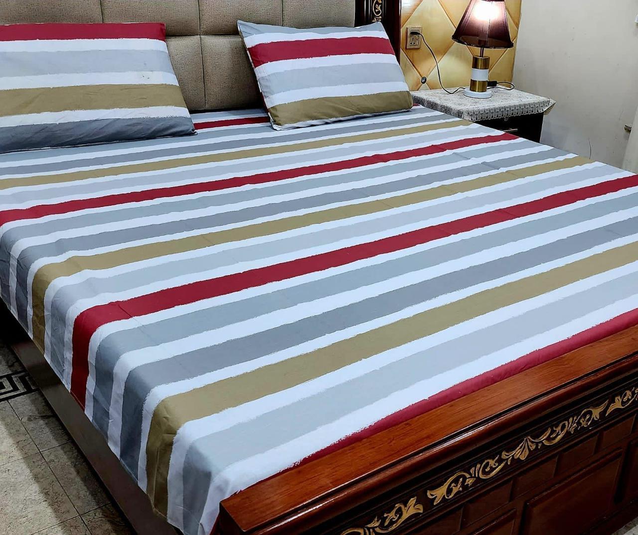 3 PC Pure Cotton Bedsheets