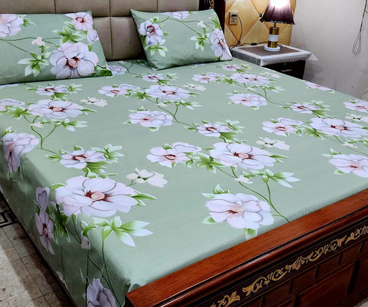 3 PC Pure Cotton Bedsheets