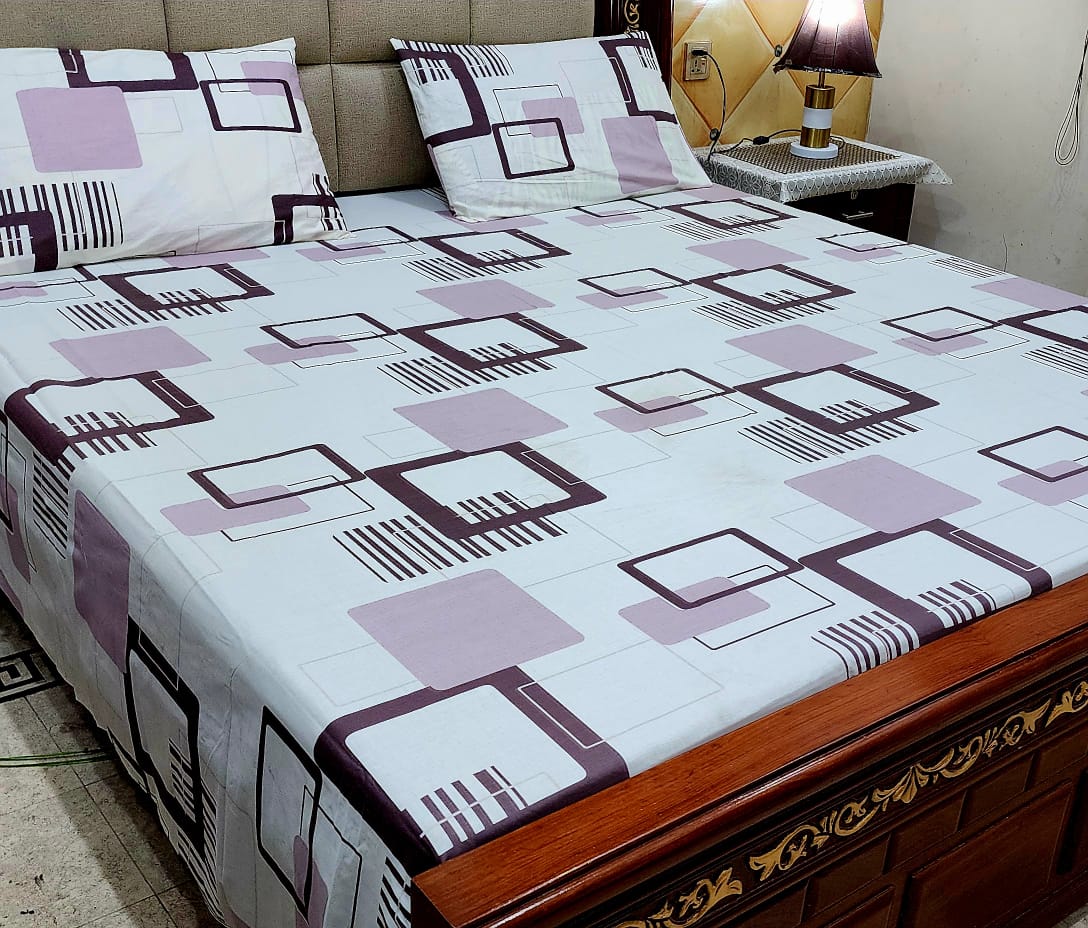 3 PC Pure Cotton Bedsheets