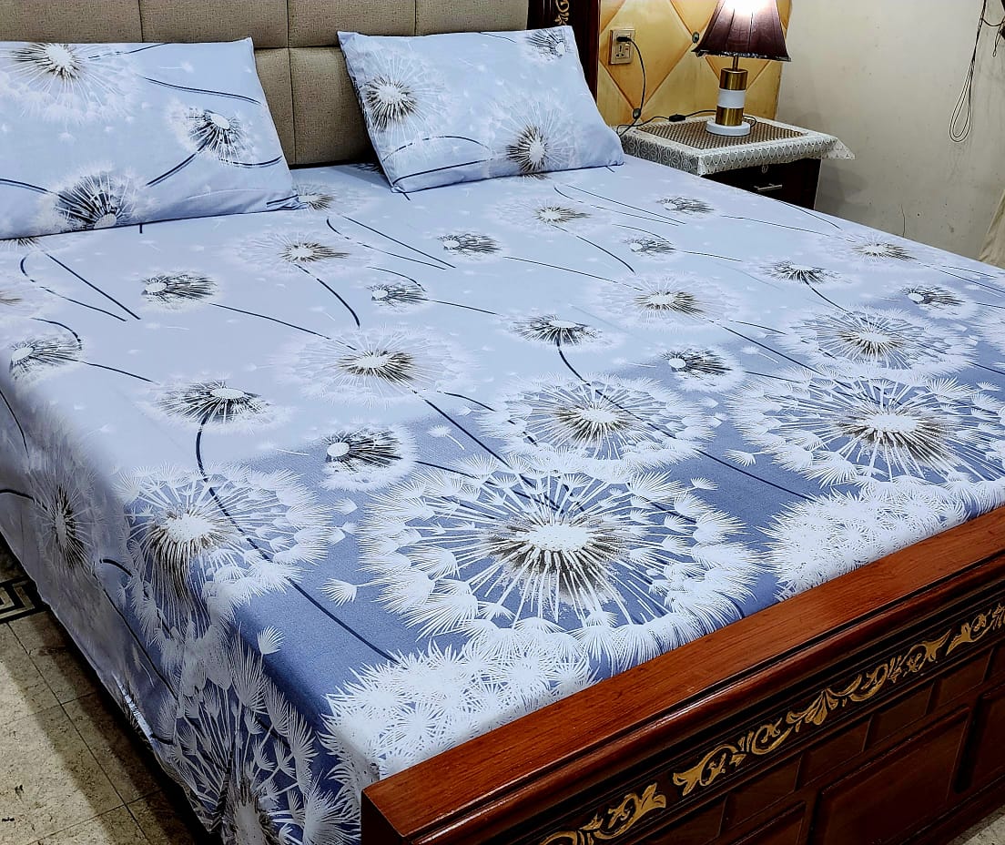 3 PC Pure Cotton Bedsheets