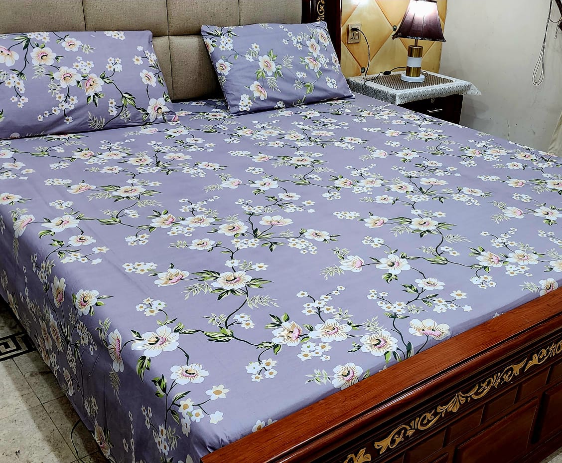 3 PC Pure Cotton Bedsheets