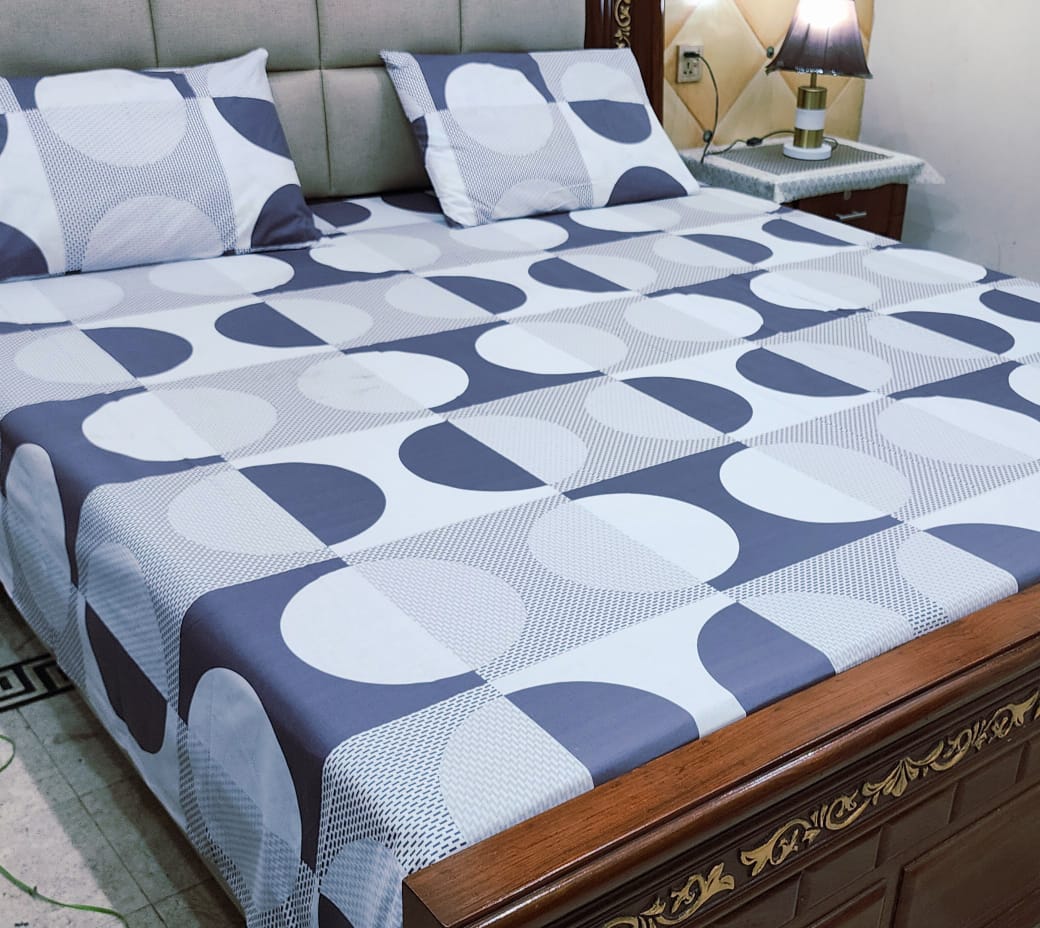 3 PC Pure Cotton Bedsheets