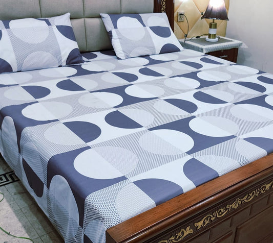 3 PC Pure Cotton Bedsheets