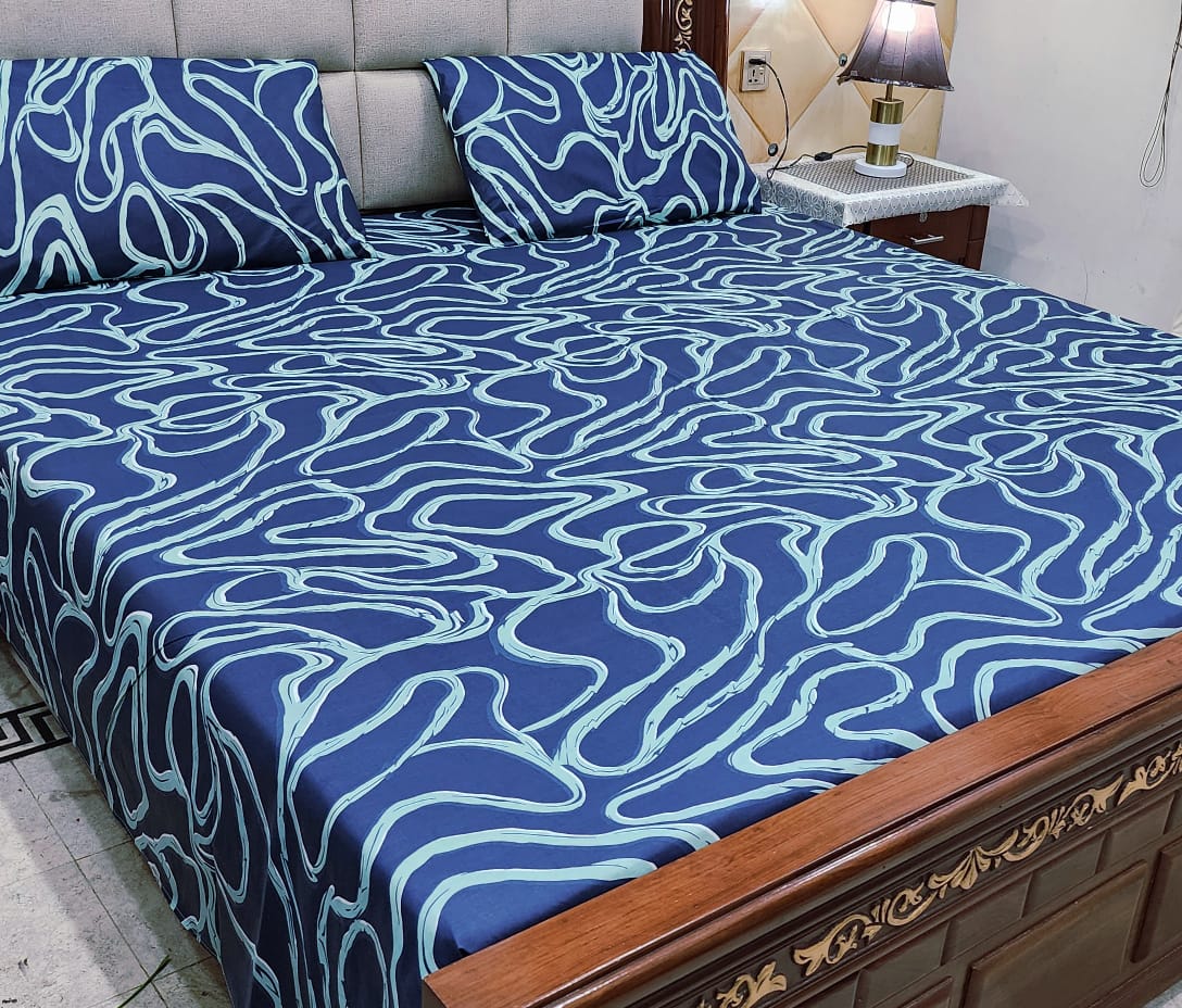 3 PC Pure Cotton Bedsheets