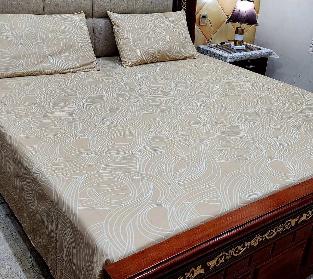 3 PC Pure Cotton Bedsheets