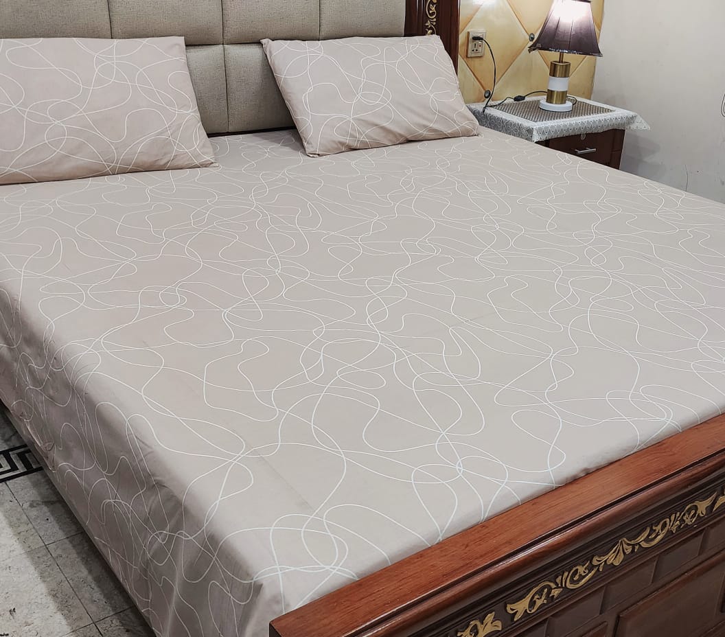 3 PC Pure Cotton Bedsheets